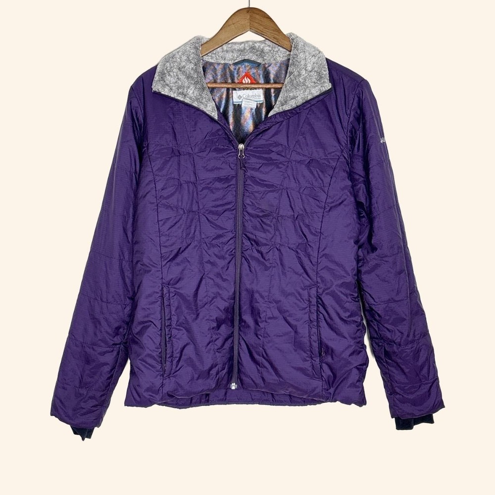 Columbia Omni-Heat Purple Insulated Jacket - Size L